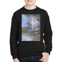 Flower Fairy On A Butterfly Youth Sweatshirt | Artistshot