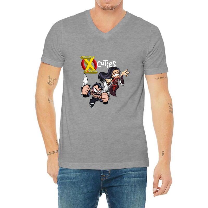 Houseofx Cuties By Beefcakeboss Houseofx V-neck Tee | Artistshot