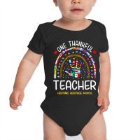 One Thankful Teacher Hispanic Heritage Month Countries T Shirt Baby Bodysuit | Artistshot