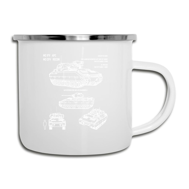 M2 Bradley Ifv M3 Cfv Us Army Recon Blueprint Camper Cup by naeshastores | Artistshot