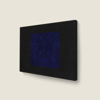 Dark Blue Velvet Landscape Canvas Print | Artistshot