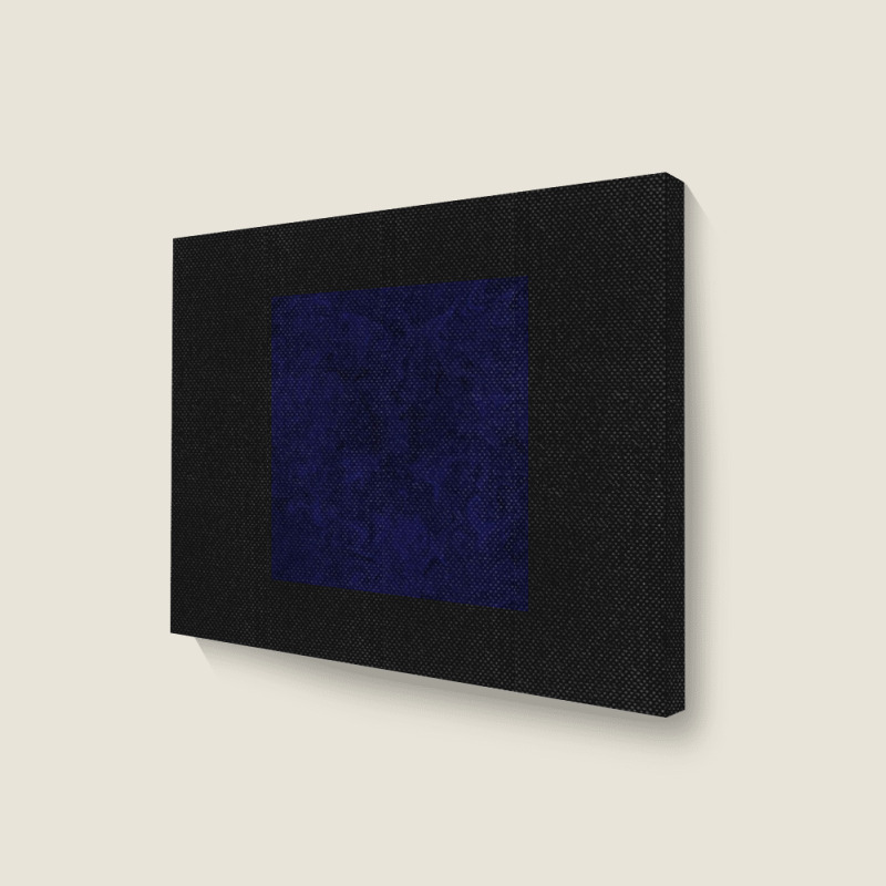 Dark Blue Velvet Landscape Canvas Print | Artistshot