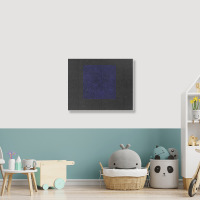 Dark Blue Velvet Landscape Canvas Print | Artistshot