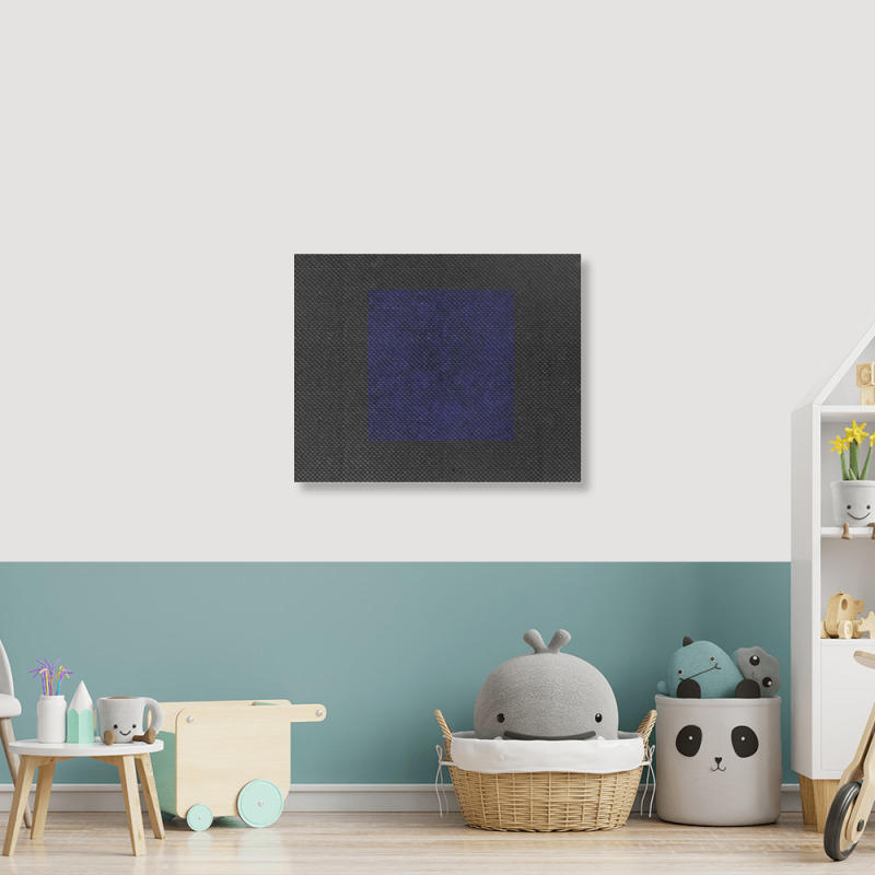 Dark Blue Velvet Landscape Canvas Print | Artistshot