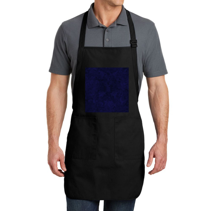 Dark Blue Velvet Full-length Apron | Artistshot