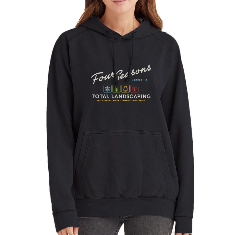 Four Seasons Total Landscaping Vintage Hoodie by hotcoffeepdc | Artistshot