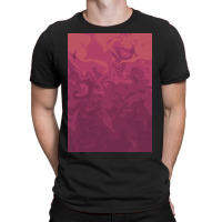 Dark Pink Swirls   Marble T-shirt | Artistshot