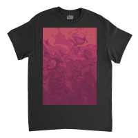 Dark Pink Swirls   Marble Classic T-shirt | Artistshot