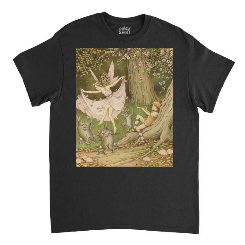 Flower Fairy Dancing In The Woods Classic T-shirt | Artistshot