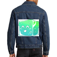 Giggly Gelatinous Cube  - Cute D&d Adventures Men Denim Jacket | Artistshot