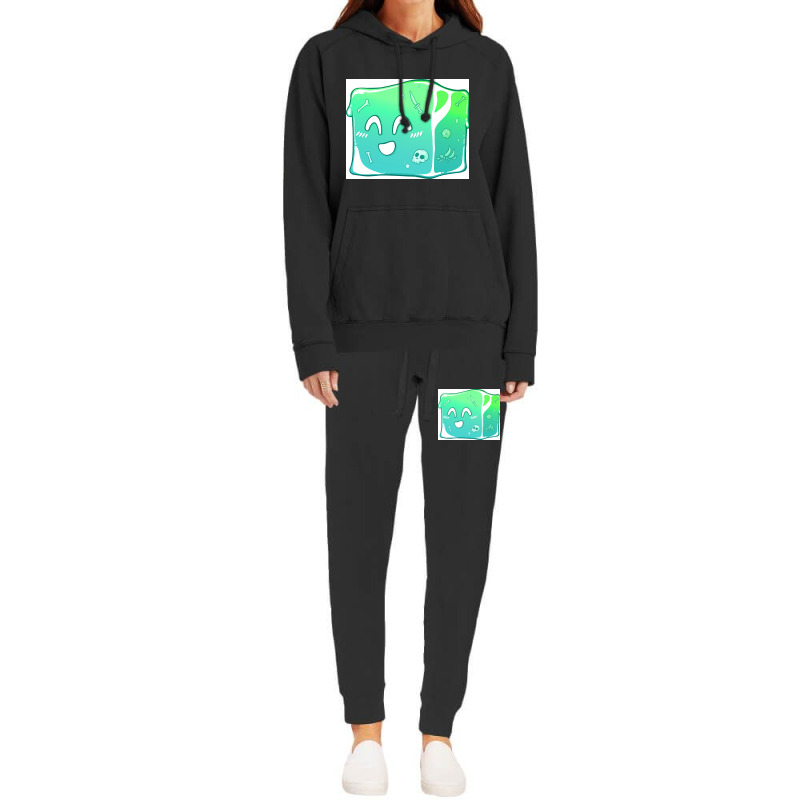 Giggly Gelatinous Cube  - Cute D&d Adventures Hoodie & Jogger Set | Artistshot