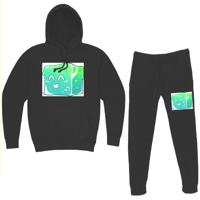 Giggly Gelatinous Cube  - Cute D&d Adventures Hoodie & Jogger Set | Artistshot