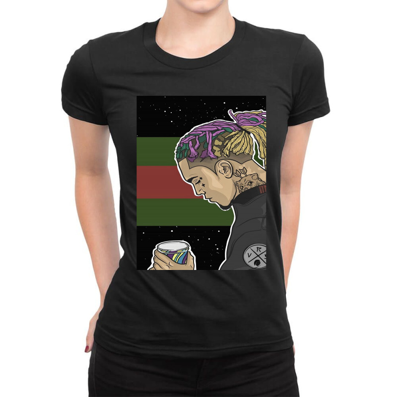 Mask Alexander Dane Day Gift Ladies Fitted T-Shirt by ArtistBarrett | Artistshot