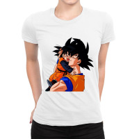 Goku And Goten Ladies Fitted T-shirt | Artistshot