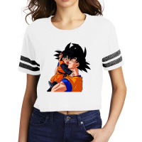 Goku And Goten Scorecard Crop Tee | Artistshot