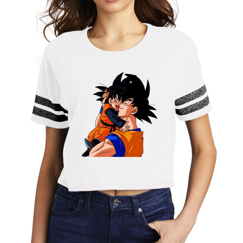 Goku And Goten Scorecard Crop Tee by Ha Thu | Artistshot