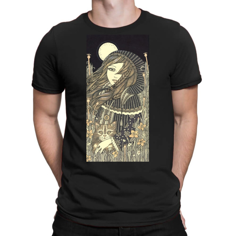 Cat Girl T-shirt | Artistshot