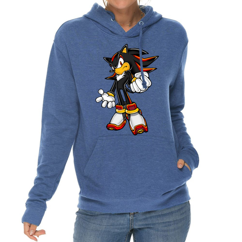 Classic Black Hedgehog Lightweight Hoodie | Artistshot