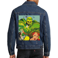 Retro Vintage Robotic Mens My Favorite Men Denim Jacket | Artistshot