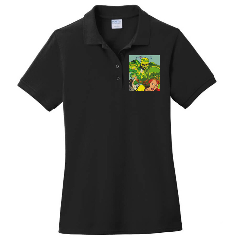 Retro Vintage Robotic Mens My Favorite Ladies Polo Shirt by Artist-Marin | Artistshot