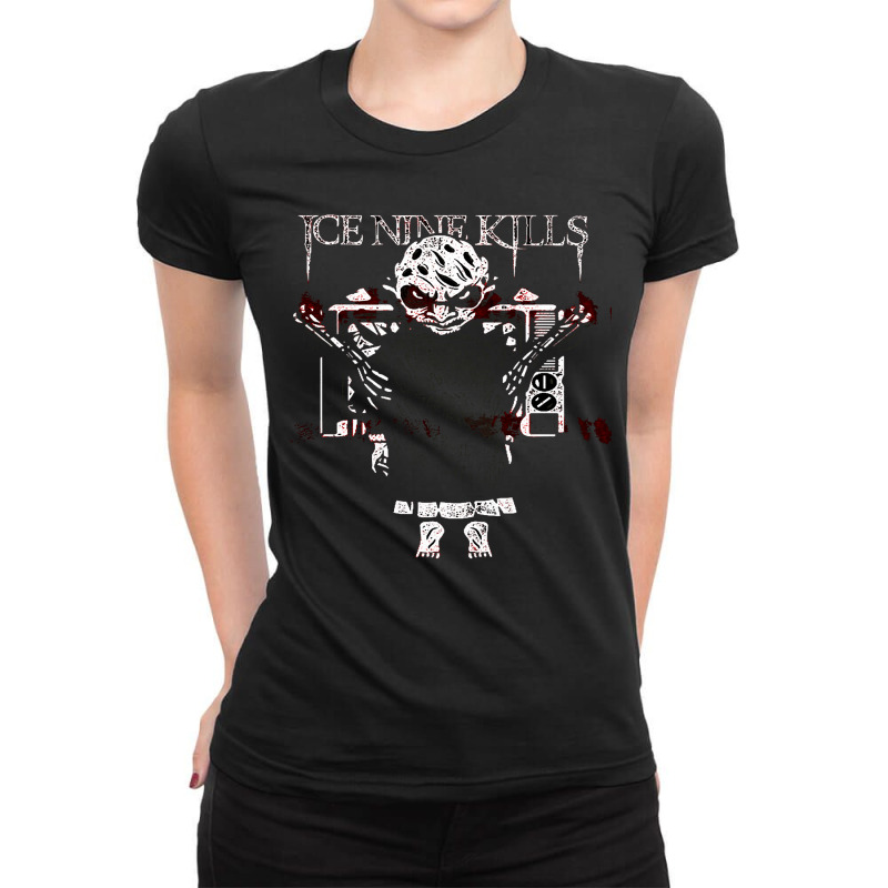 Cartoon Character Heavy Metal Men Women Ladies Fitted T-Shirt by Artist-Edmundo | Artistshot