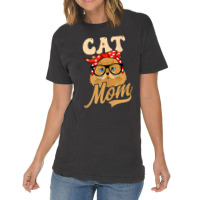 Bandana Cat Mom Design Persian Cat Art Character Vintage T-shirt | Artistshot