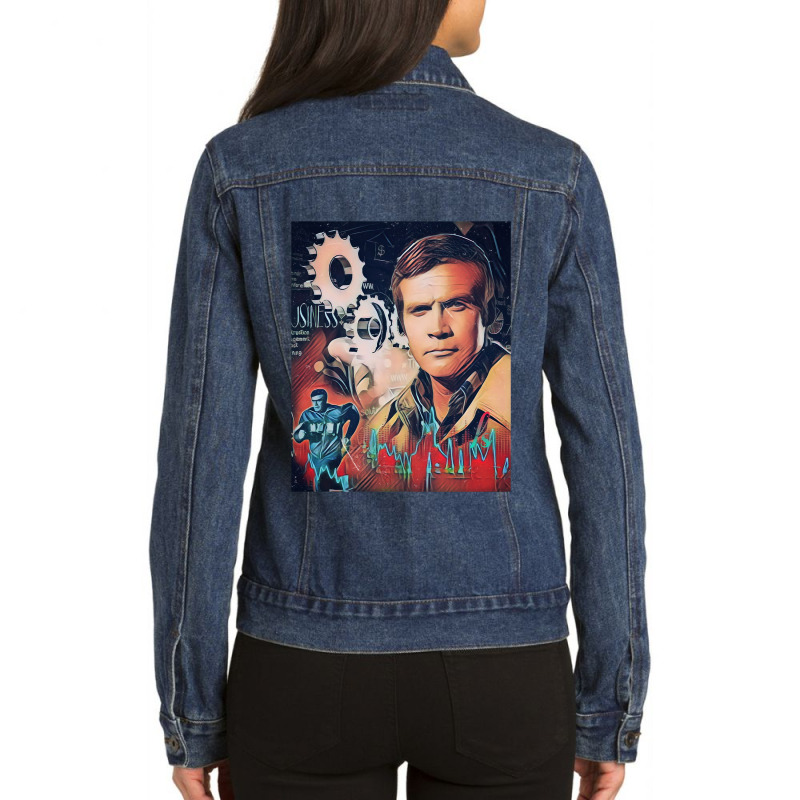 Mask Million Dollar My Favorite People Ladies Denim Jacket by ArtistLucian | Artistshot