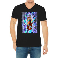 Goku Ultra Instinct V-neck Tee | Artistshot