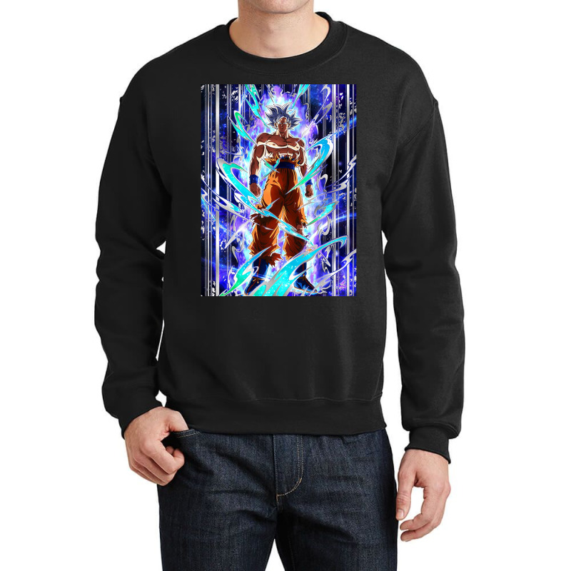 Goku Ultra Instinct Crewneck Sweatshirt by Ha Thu | Artistshot