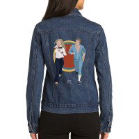 Playing  Bionic Men Women Ladies Denim Jacket | Artistshot