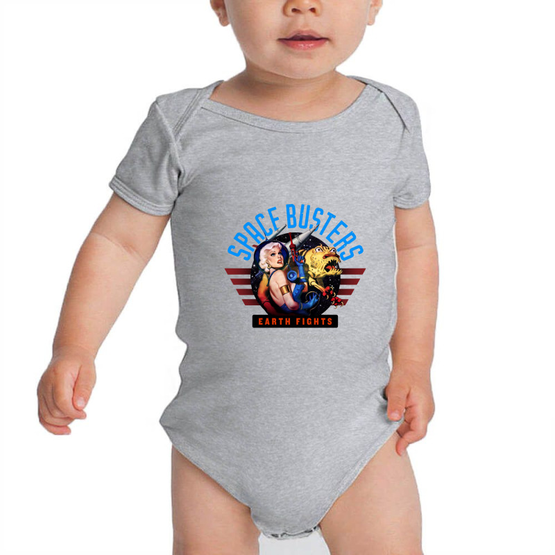 Spacebusters, Space Invaders Baby Bodysuit by hydrant-podcast | Artistshot