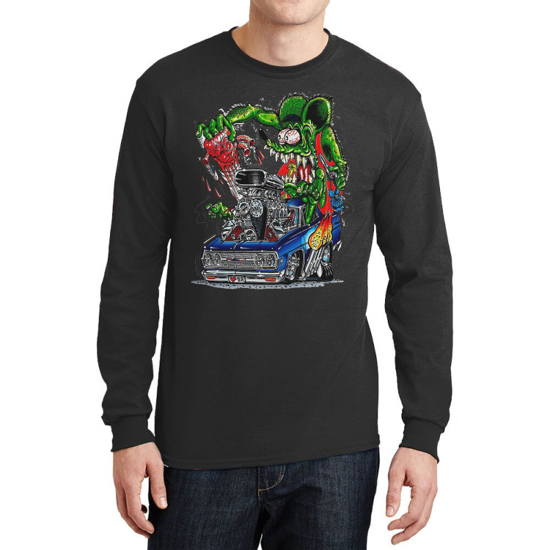 Cartoon Gifts Rockabilly Gift Men Long Sleeve Shirts | Artistshot