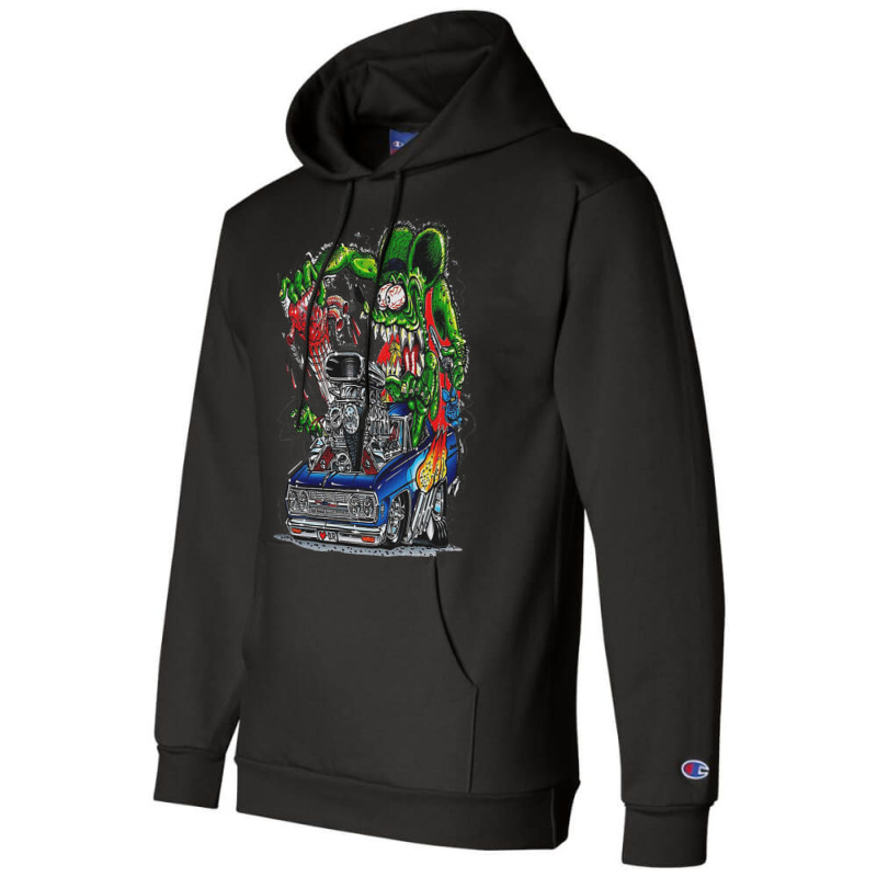 Cartoon Gifts Rockabilly Gift Men Champion Hoodie | Artistshot