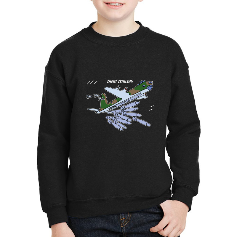 Short Stirling Ww2 Bomber Plane Youth Sweatshirt | Artistshot