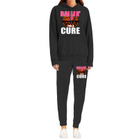 Music Vintage Retro Pink Ribbon Gifts Women Hoodie & Jogger Set | Artistshot