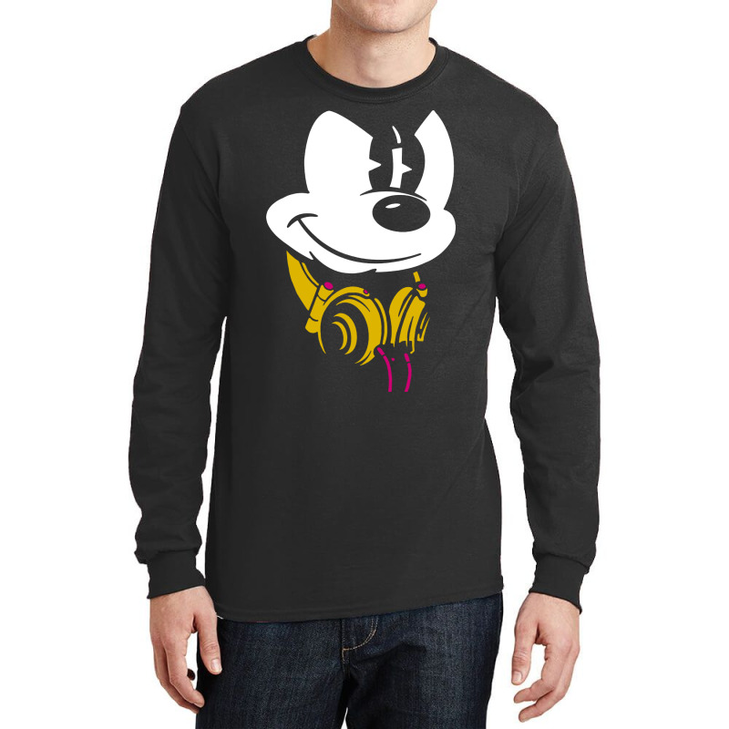 Mouse Headphones Long Sleeve Shirts by AllStar | Artistshot