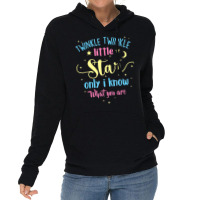 Twinkle Twinkle Little Star Gender Reveal Party Baby Shower T Shirt Lightweight Hoodie | Artistshot