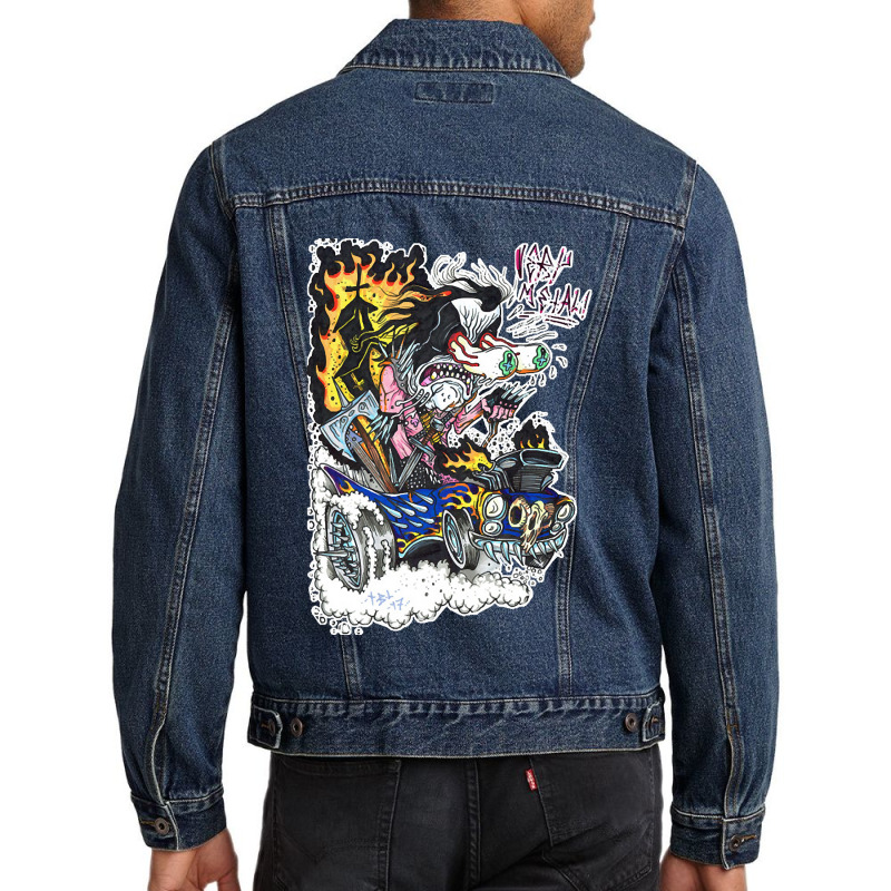 Lover Gift Rockabilly Mens My Favorite Men Denim Jacket | Artistshot