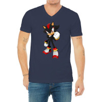 New Style 3d Super Black Hedgehog V-neck Tee | Artistshot