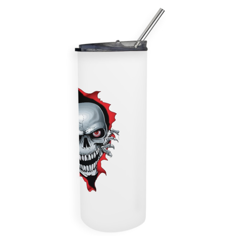 Skull Skinny Tumbler | Artistshot