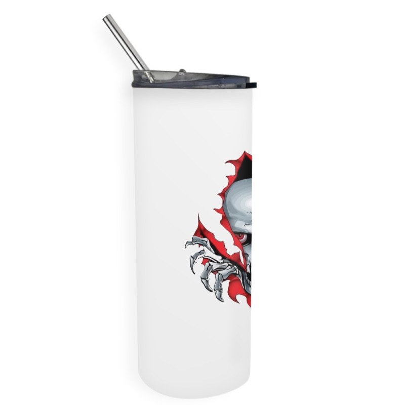 Skull Skinny Tumbler | Artistshot