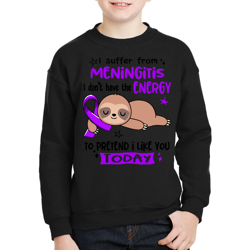 Meningitis Awareness T  Shirt3168 Youth Sweatshirt by ubiquitousboozer | Artistshot