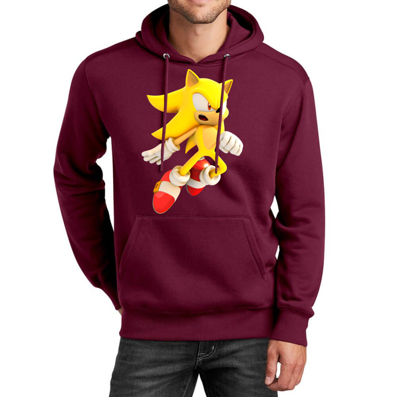 Yellow Hedgehog Jumps Aside Unisex Hoodie | Artistshot