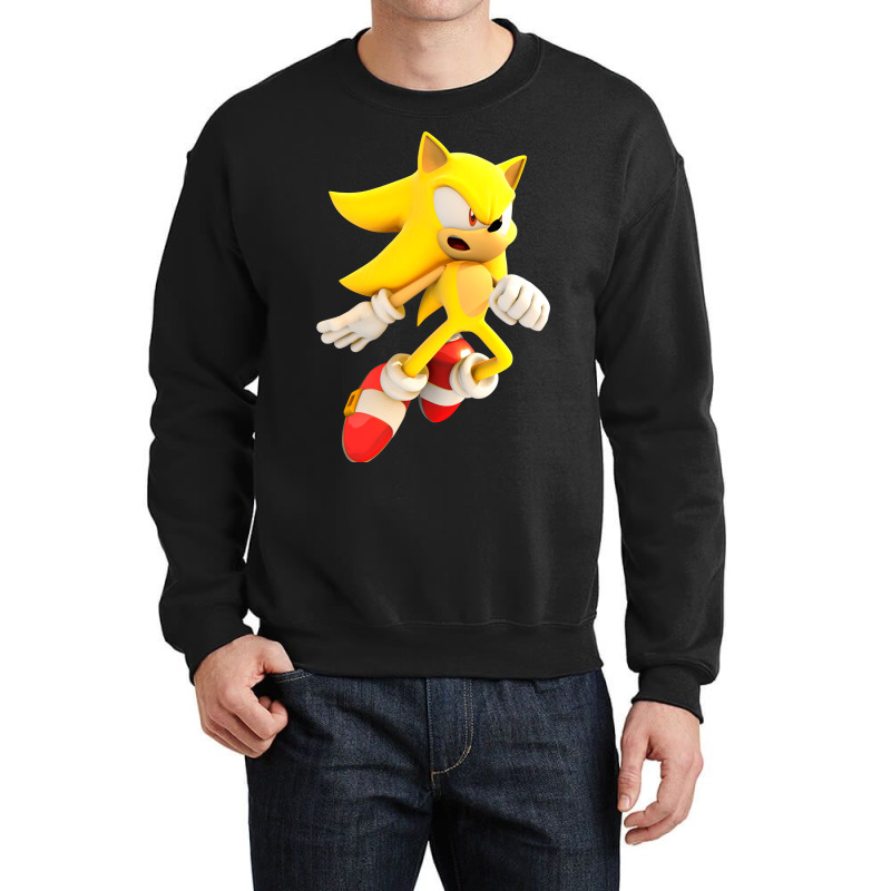 Yellow Hedgehog Jumps Aside Crewneck Sweatshirt | Artistshot