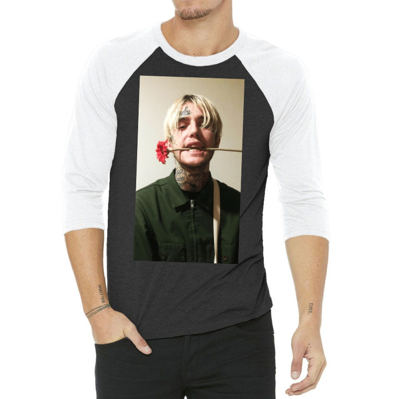 Lilpeep Bite The Flower 3/4 Sleeve Shirt | Artistshot