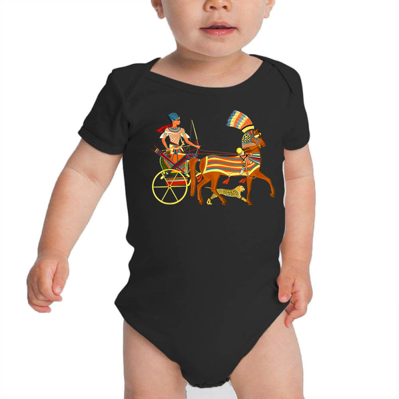 Ramesses Ii On An Egyptian Chariot T Shirt Baby Bodysuit | Artistshot