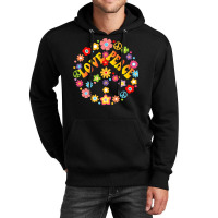 Peace Sign Love T Shirt 60s 70s Tie Dye Hippie Costume Arts Characters Unisex Hoodie | Artistshot