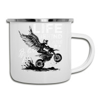 Life Behind Bars Motorcycle Racing Extreme Sports T Shirt Camper Cup | Artistshot