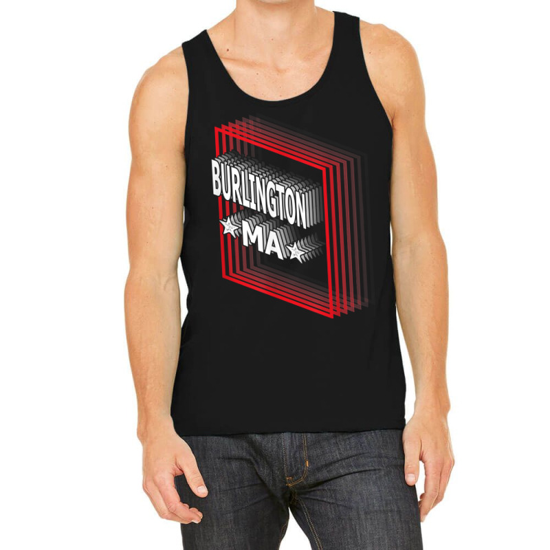 Retro Vaporwave Burlington Massachusetts Ma T Shirt Tank Top | Artistshot