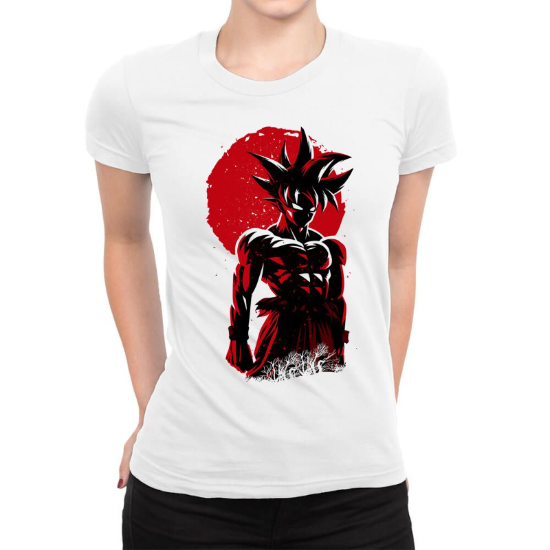 Son Goku Japanese Art Ladies Fitted T-Shirt by Ha Thu | Artistshot